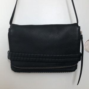 All Saints Kita Braided Leather Crossbody Bag
